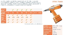 Pneumaticko hydraulické kleště pro nýtovací matice  PPM 7000