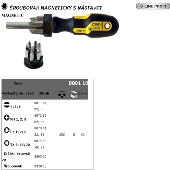 Šroubovák magnetický s nástavci s line profi